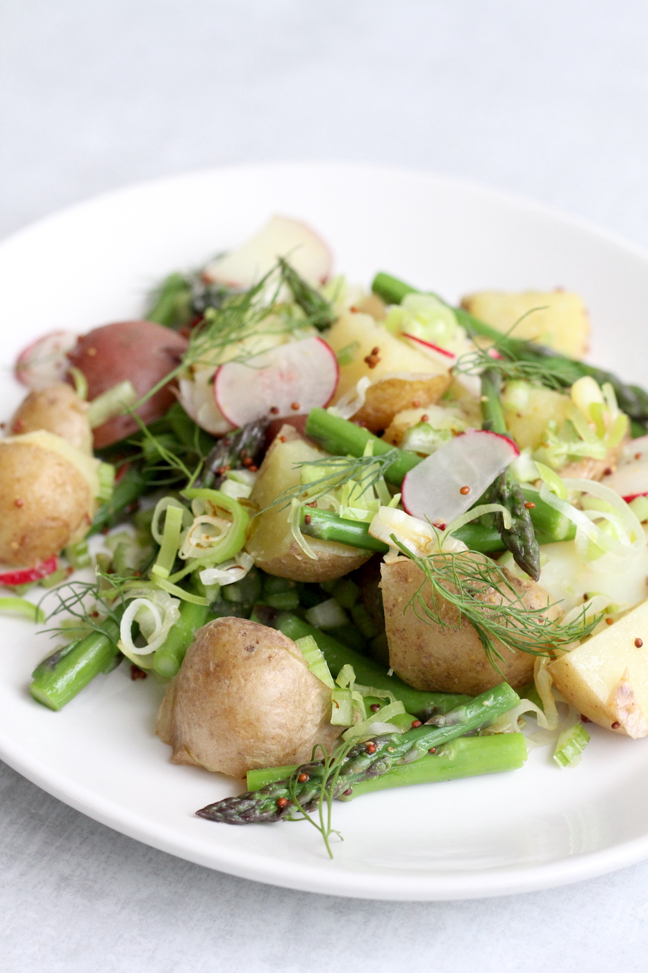 Spring Potato Salad with Asparagus